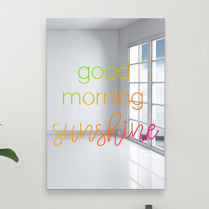Good Morning Sunshine | Decorative Wall Mirror for wholesale by 4ArtWorks