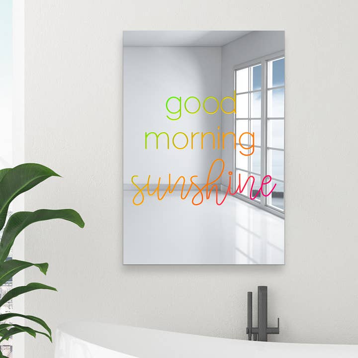 Good Morning Sunshine | Decorative Wall Mirror for wholesale by 4ArtWorks