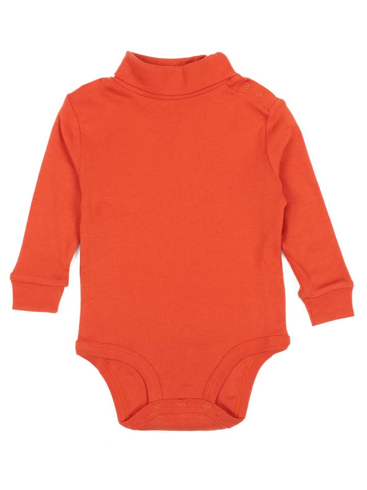 Leveret Pajamas - Wholesale Bodysuit (Non-Footed) - Baby - Kids Baby Turtleneck Bodysuit Cotton4