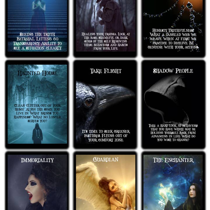 Kanaska - Wholesale Tarot Cards - Halloween Oracle Tarot Card Deck1