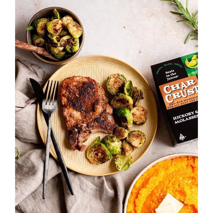 Char Crust Dry-Rub Seasonings - Wholesale Rub - Char Crust Dry-Rub Seasoning Hickory & Molasses (6 pack)