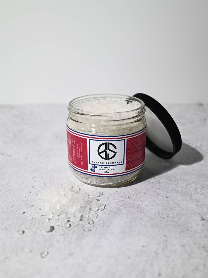 Strong Man Soak (12oz) for wholesale by Barber Standard