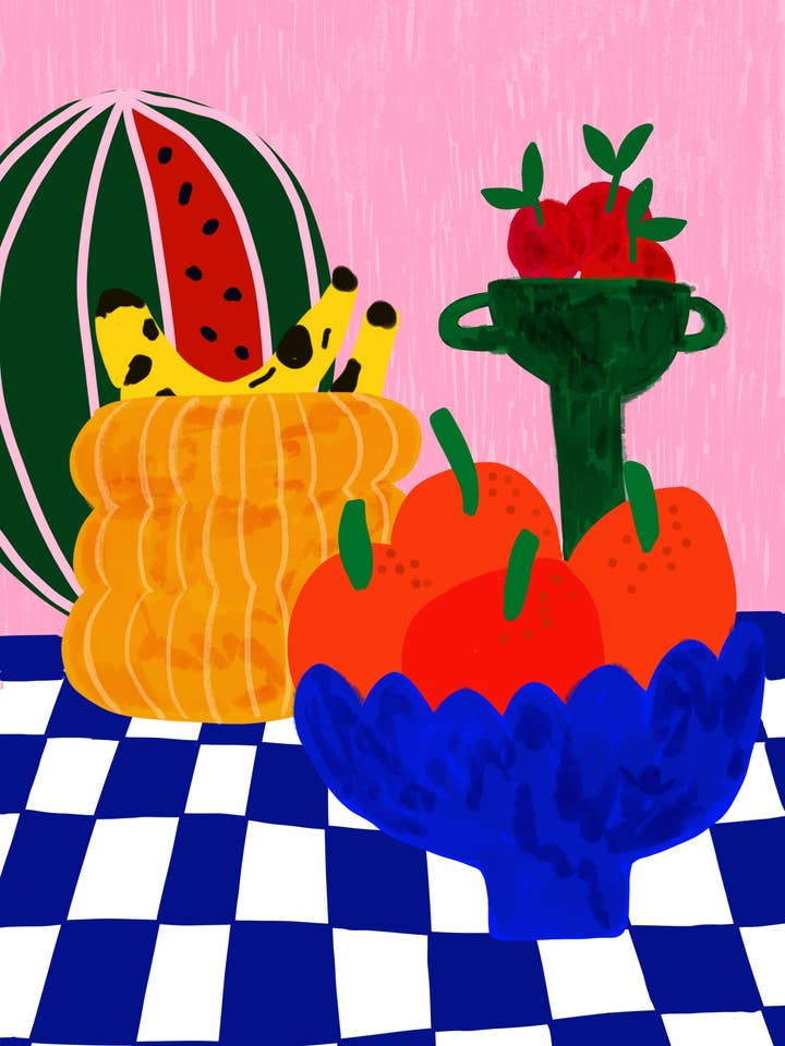 Mandarine Fine Art Print for wholesale by Teresa Rego