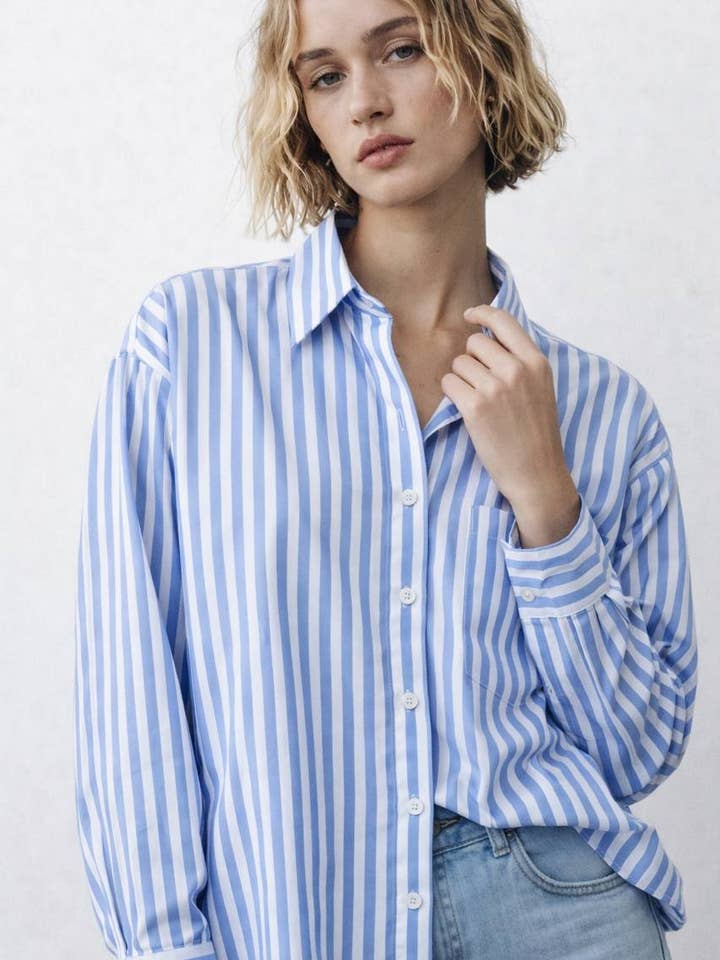 Awning Striped Shirts_ Spring 2026 for wholesale by Anaz