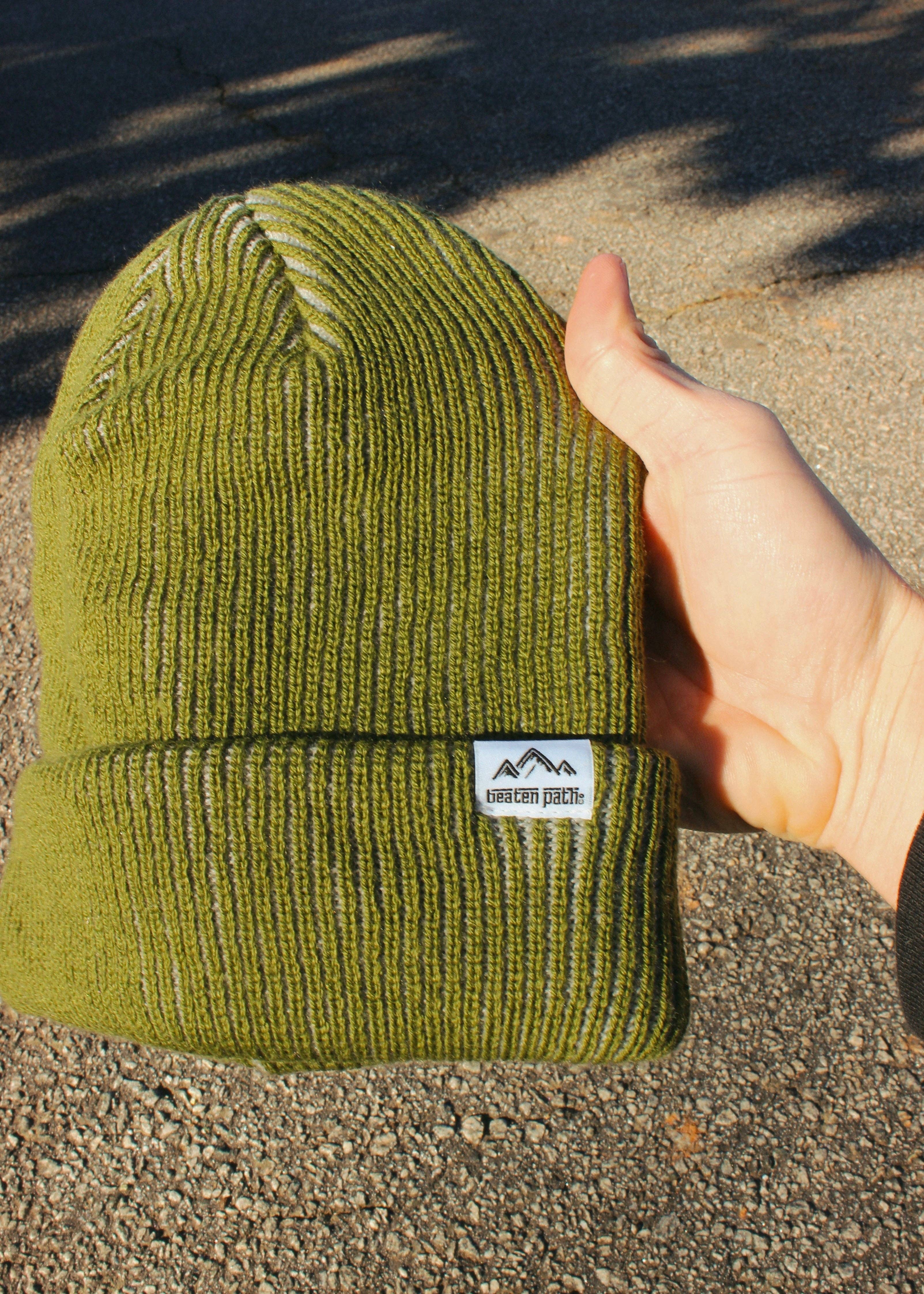 Beaten Path Co - Wholesale Beanie - Women's - OLIVE WOOL BEANIE6