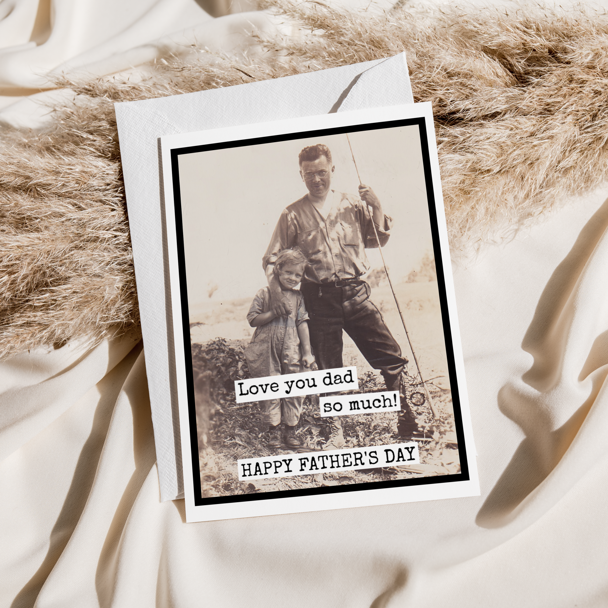 Raven's Rest Studio - Wholesale Father's Day Card - Father's Day Card. Love You Dad So Much! HAPPY FATHER'S DAY1