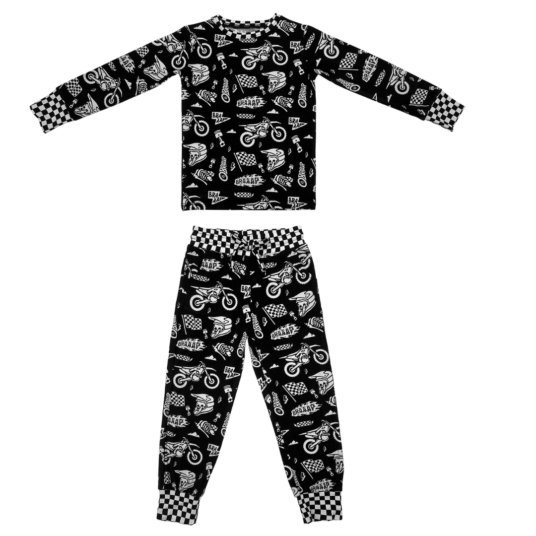 Strictly Wild - Wholesale Sleepwear Set - Kids - Lightning Speed 2 Piece Pajamas / PREORDER ships Jan 12 - 160