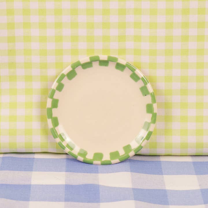 Nightshift Ceramics - Wholesale Jewelry Dish - Ceramic Mini Checkerboard Ring Tray4