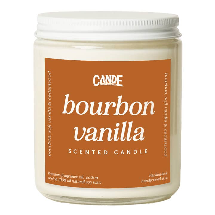 Bourbon Vanilla Duftlys for engroshandel hos CE Craft Co