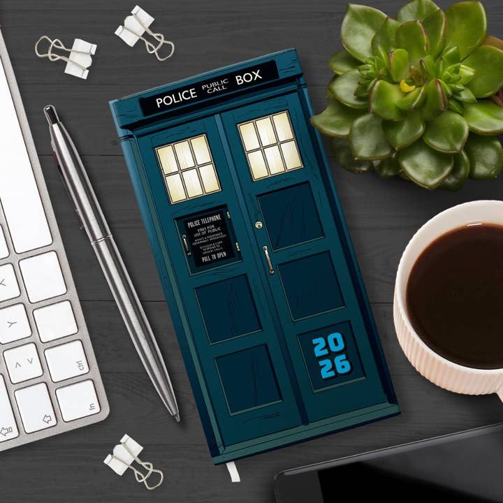 Danilo Promotions Ltd – wholesale Journal/diary – DOCTOR WHO 2026 SLIM DIARY4