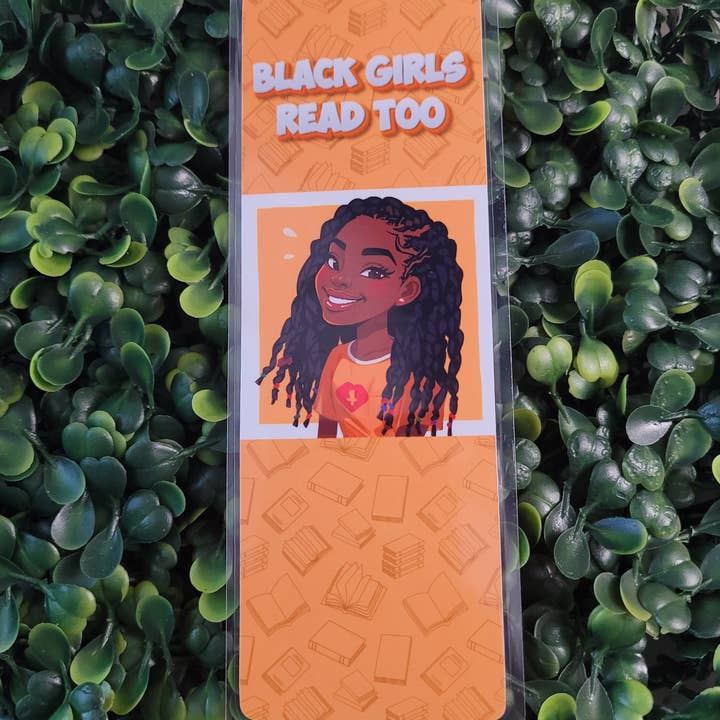 Black Girls Read Too Bookmark for wholesale by Self Care Tribe
