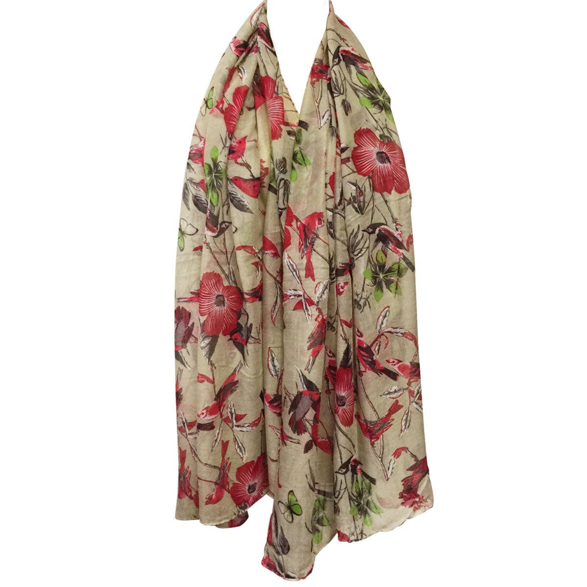 Wrapables.com - Wholesale Scarf - Women's - Wrapables Soft Viscose Bird Print Multi-Style Scarf46