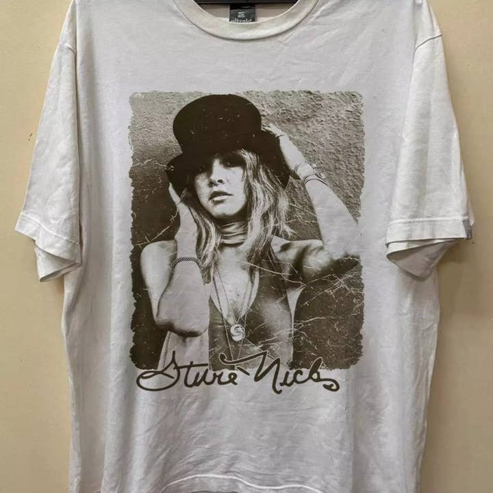 Stevie Nicks 90s Tshirt, Fleetwood Mac Band for wholesale by TheKingShirt