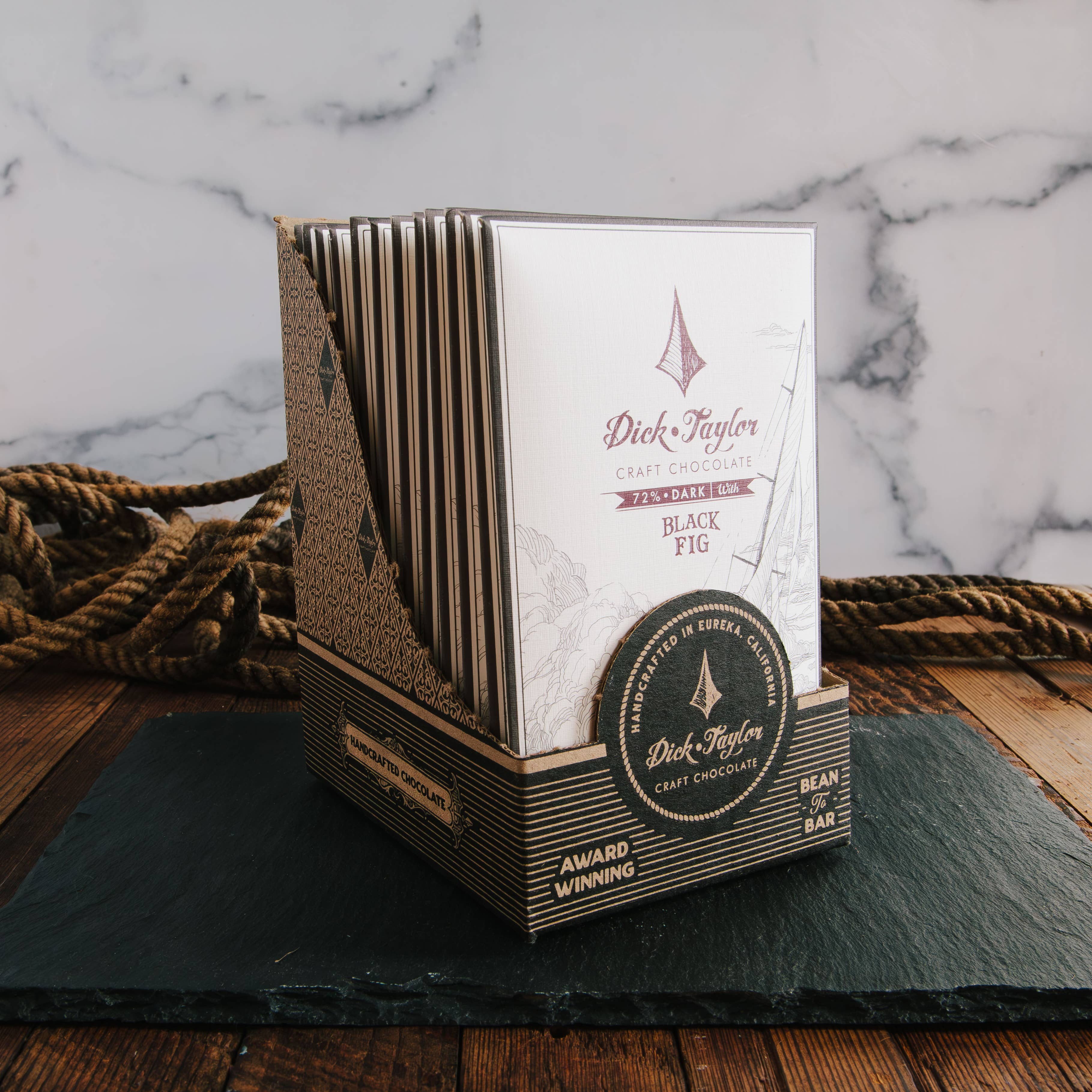 Dick Taylor Craft Chocolate - Wholesale Chocolate Bar - Black Fig 72% Dark Chocolate2