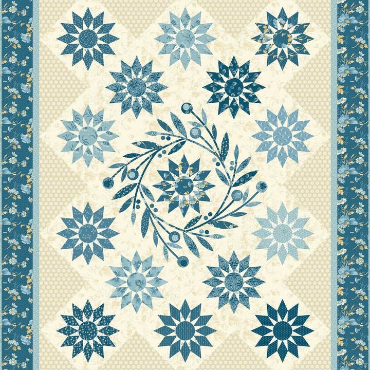 Laundry Basket Quilts - Wholesale Quilt - Blooming Star Quilt Pattern