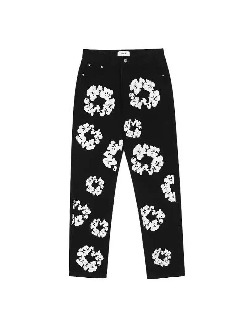 SALINA TRADING INC - Wholesale Top & Pant Set (NOT Loungewear) - Men's - Graffiti Print Denim Jacket And Jeans Set For Men5