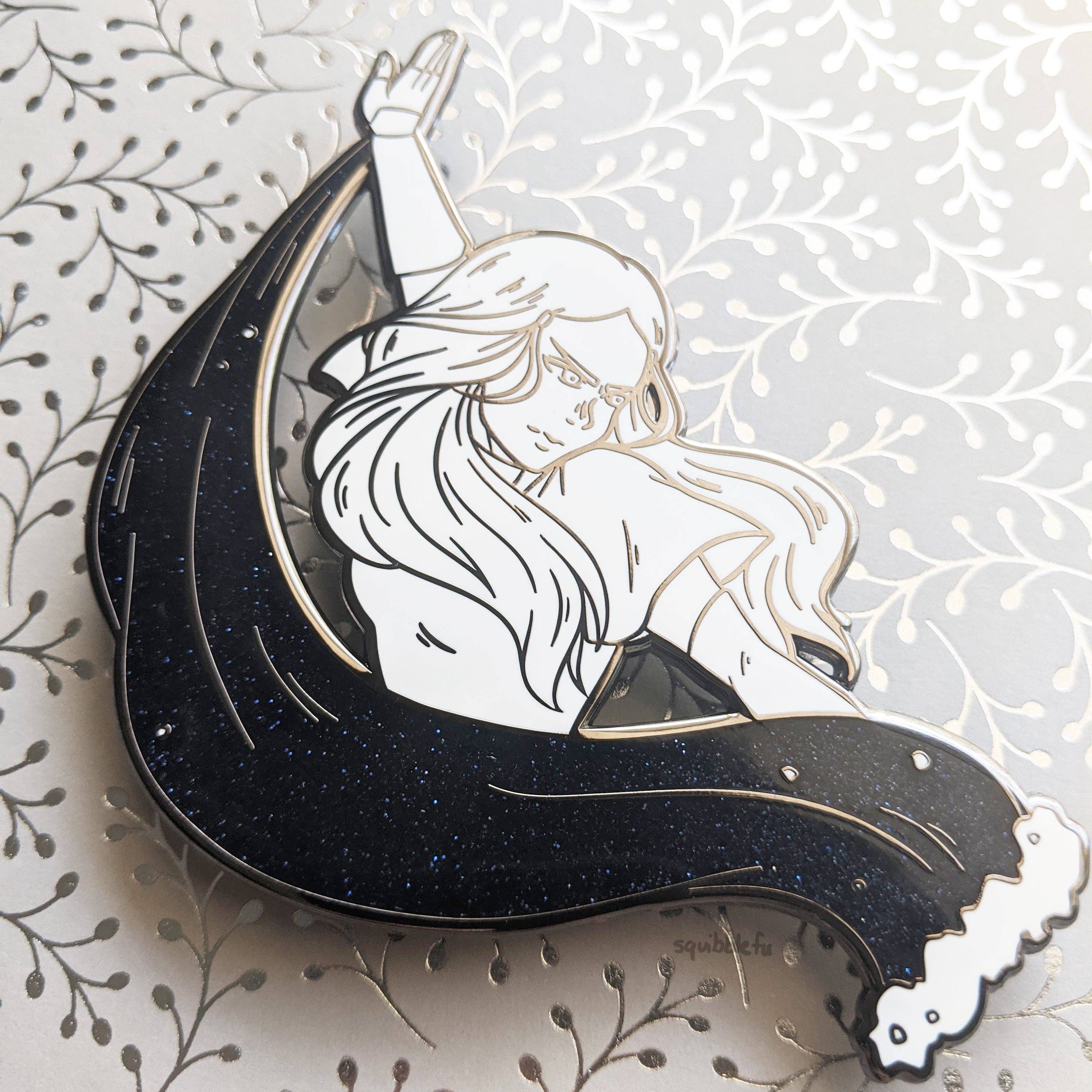 squibblefu - Wholesale Lapel Pin/Button - ***RETIRING last chance!*** Katara | ATLA in Action | Hard Enamel Pin3