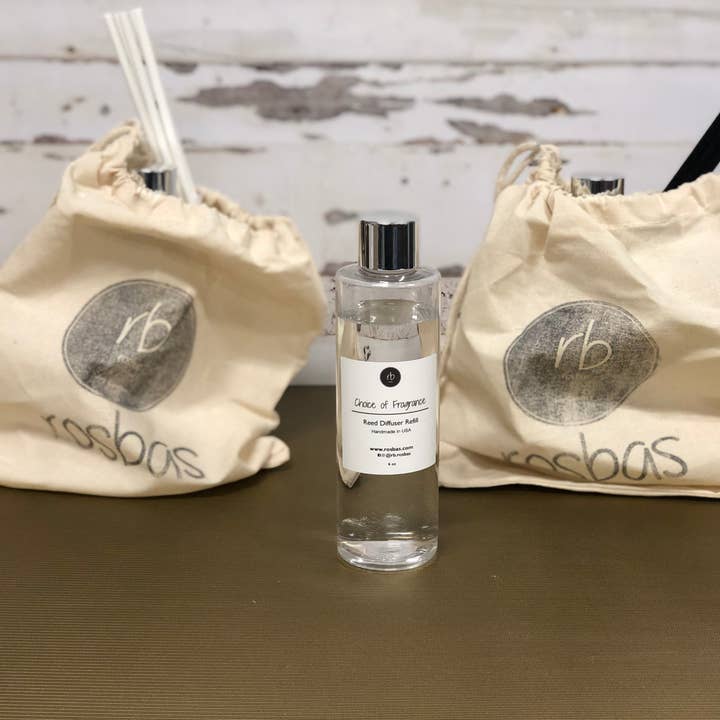 Rosbas Reed Diffusers and Sticks Refill Set - Scented - 6 oz Bottle for wholesale by rosbas, llc