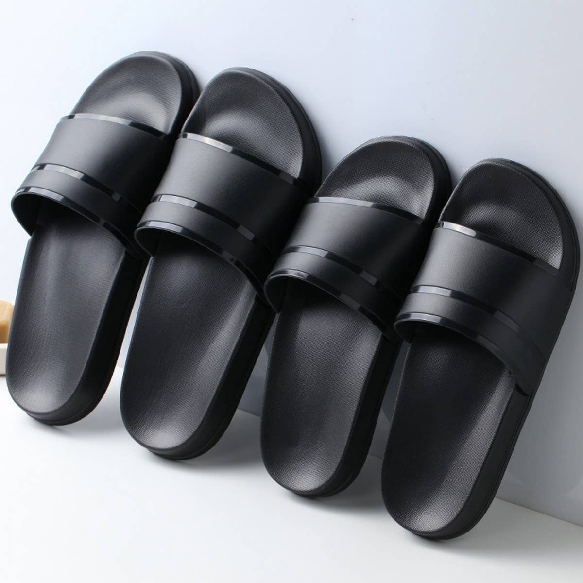 ACCITY - Wholesale Slides - Women's - HOUSEHOLD SOLID COLOR MINIMALIST SANDALS_CWSHS04176