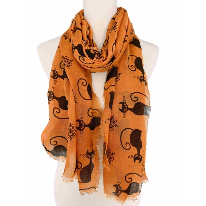 JC Sunny Fashion - Vendita all'ingrosso Sciarpa - Donna - Sciarpa a forma di gatto in 7 colori JC021247