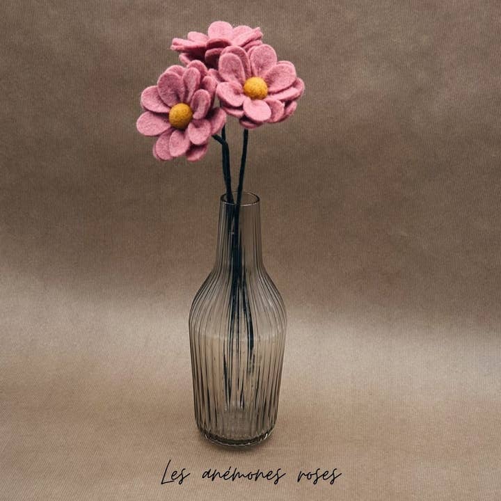 New Heidi - Wholesale Artificial Flowers - Set of 6 Anemones - New Heidi7