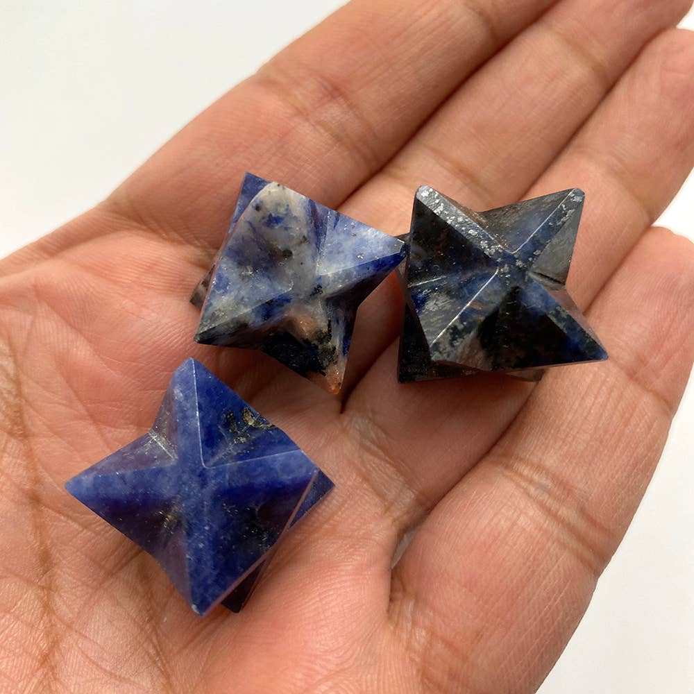 VIE - Vendita all'ingrosso Pietra/cristallo spirituale - Piccola stella Merkaba, 2 cm29