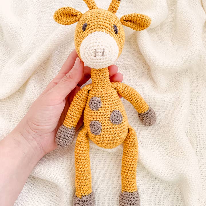 Crochet Amigurumi Giraffe Toy / UKCA-CE Certified for wholesale by miniwhale studio