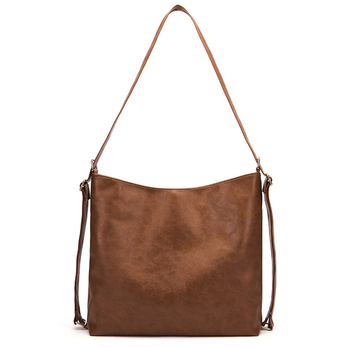 BROWN RETRO PU HANDBAG LEATHER BACKPACK FOR WOMEN_CWAB0563 for wholesale on Faire3