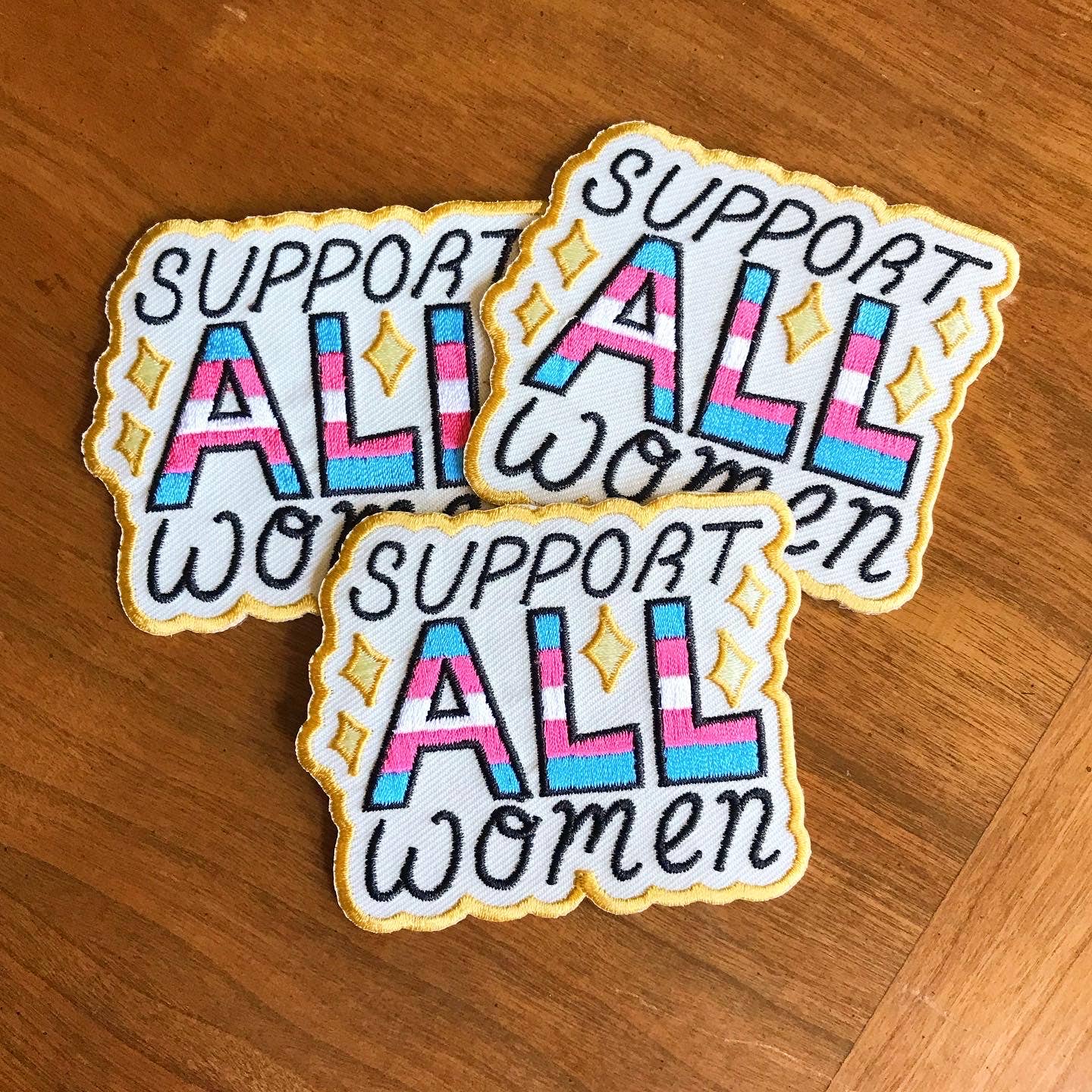 Raspberry Cloud Studio - Wholesale Patch - Support All Women Iron-on Patch1