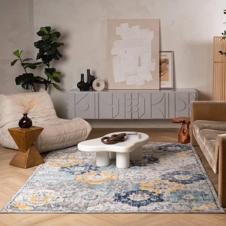 Zeitgenössischer Mid-Century Modern Indoor-Teppich/Läufer für den Großhandel von Koshani