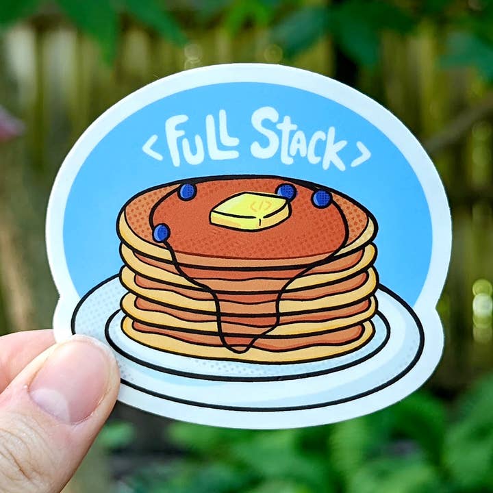 Autocolante Vinil de Programador Full Stack por atacado de Bolts and Stars