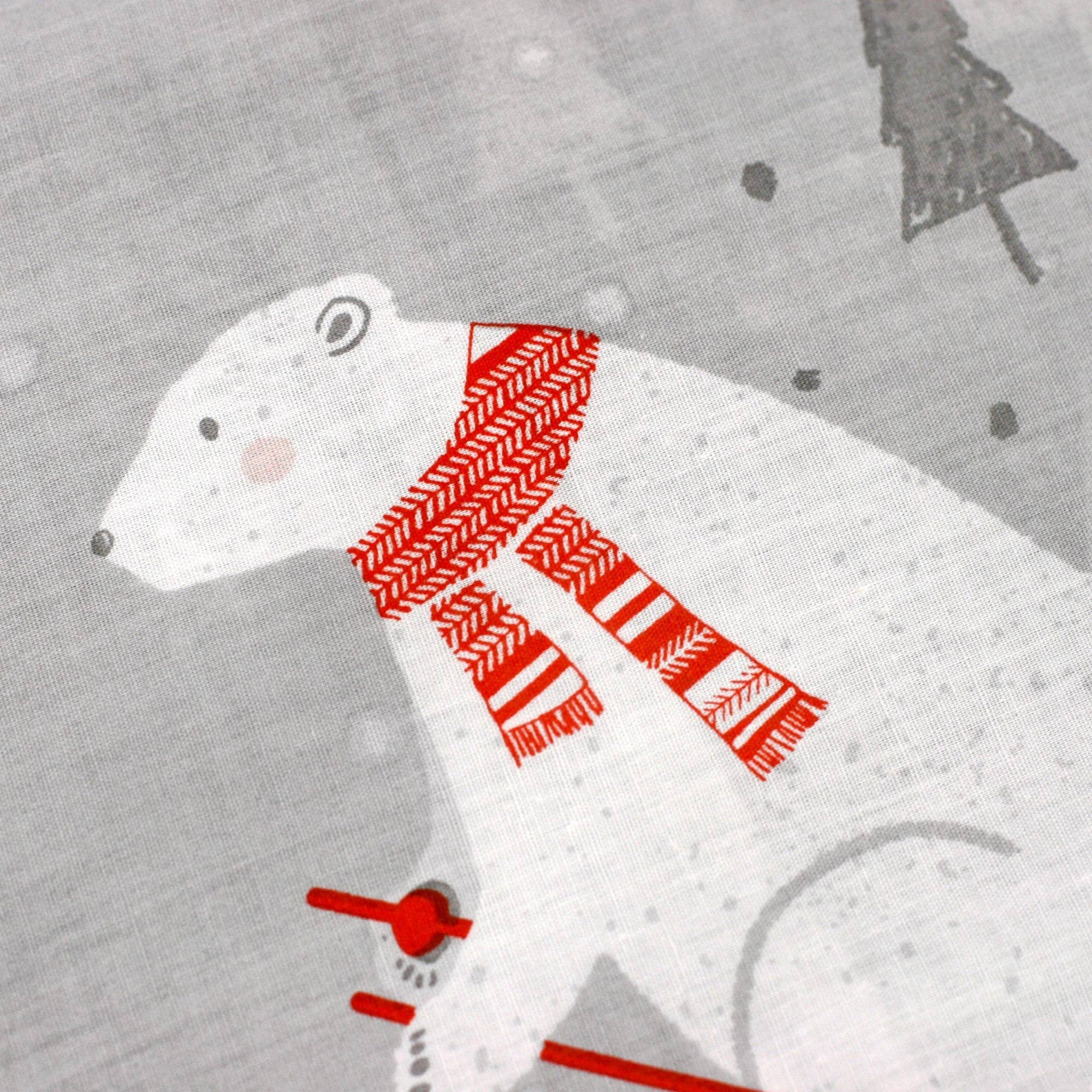 UW Home - Wholesale Bedding Set - Polar Bears Duvet Cover Set by Bedlam Christmas in Silver1