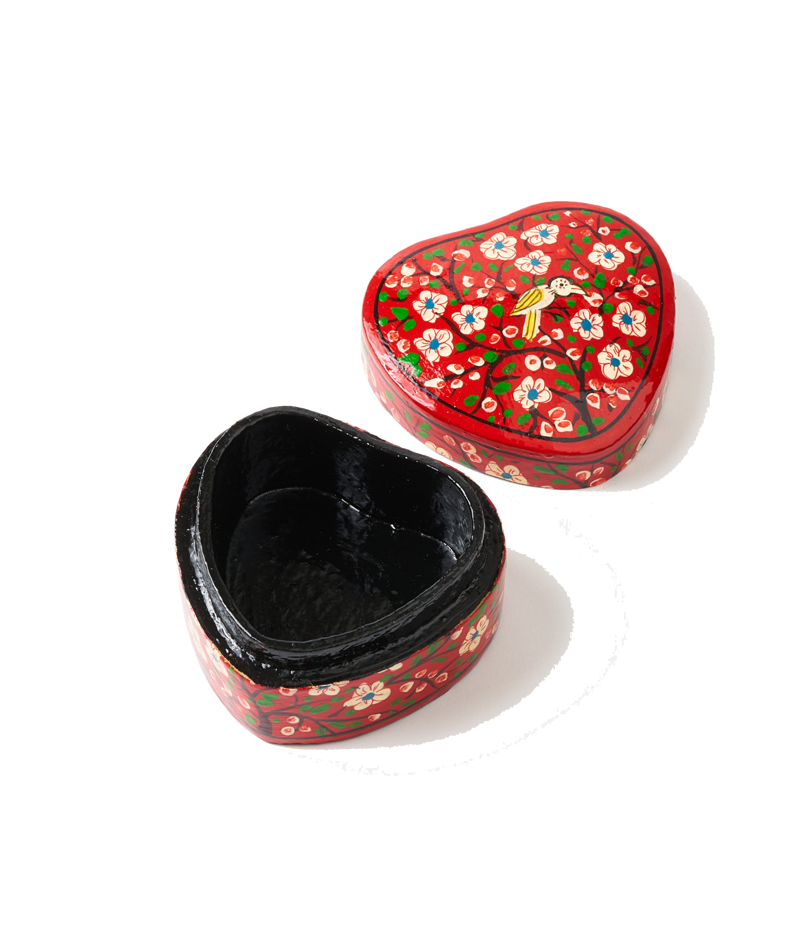 Matr Boomie Fair Trade - Vendita all'ingrosso Scatole decorative - Set di 6 Scatole in Cartapesta Paradise Hearts - Assortite1
