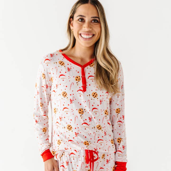 Cookies for Claus Women's Pajama Jogger Set for wholesale by Kiki + Lulu