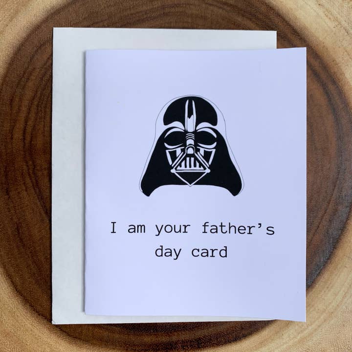Carte de fête des pères « Je suis ton père » pour la vente par M&M Designs