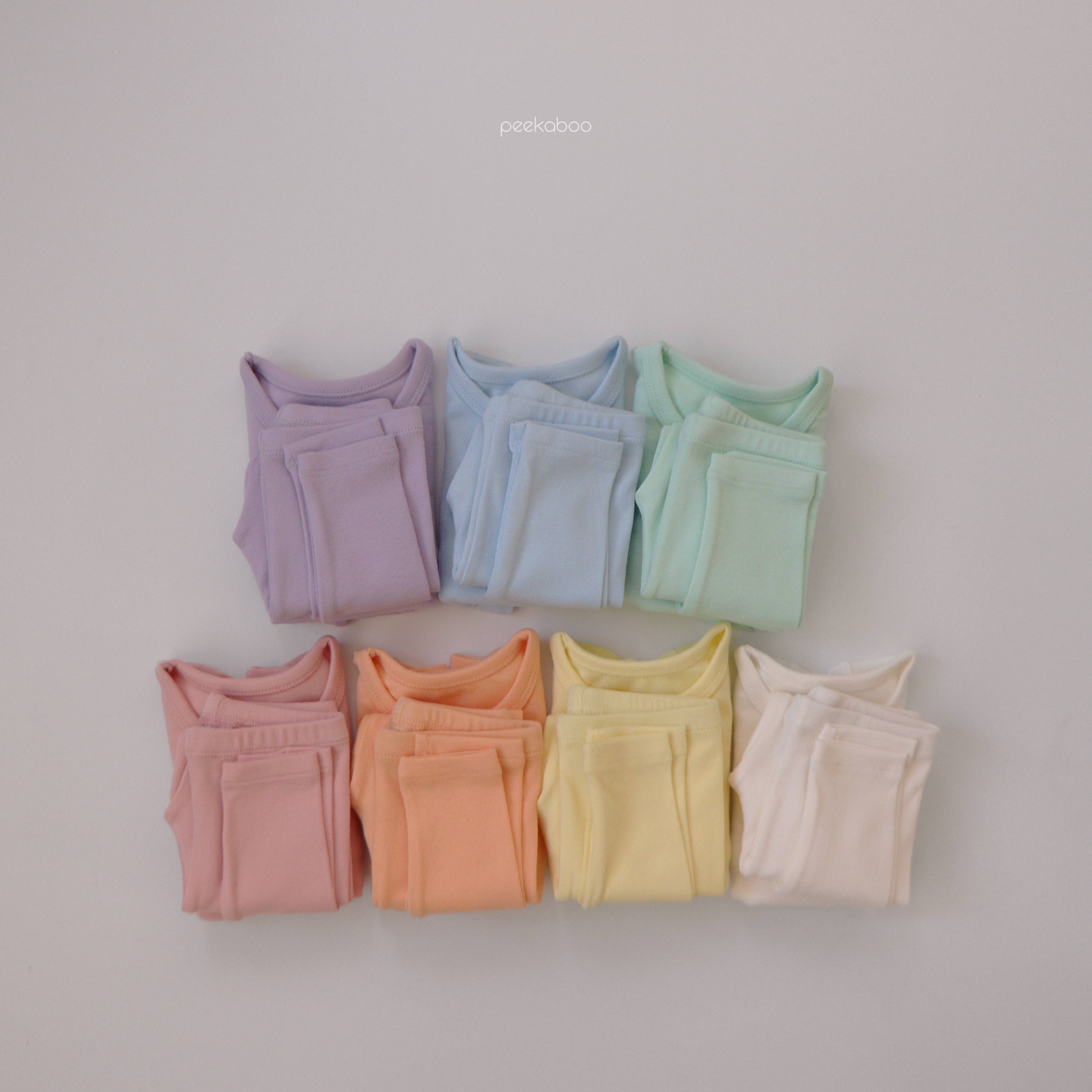 peekaboo – wholesale Sleepwear set – Kids – Spring Kids Cotton Pajamas, Toddler pajamas, pastel pajamas,10