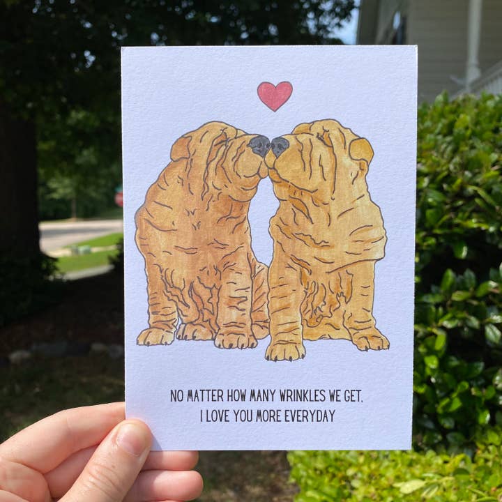 I Love You More Everyday Card for wholesale by Victoria Lowry Art