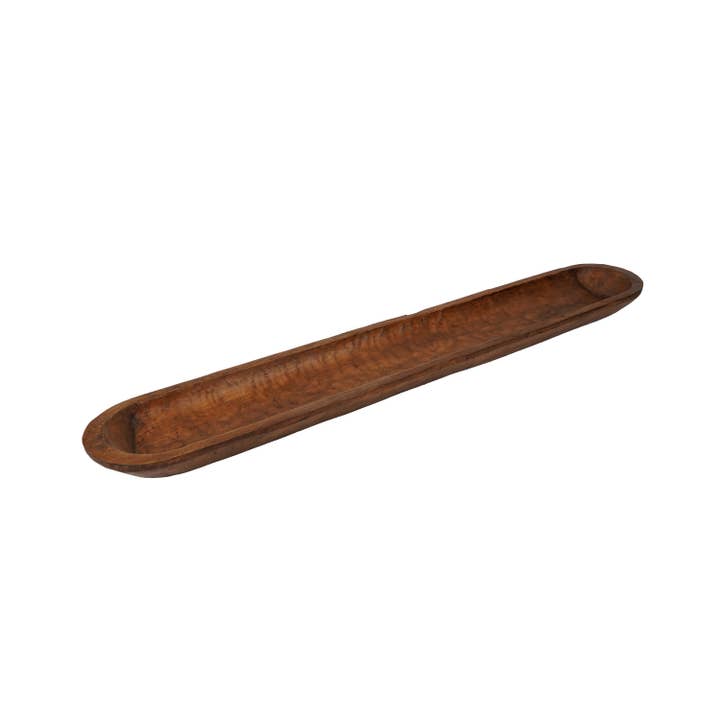 My Amigos Imports - Wholesale Decorative Plate/Dish/Bowl - Long Baguette Bowl-Farmhouse-Home Decor #2---6x40 in-Waxed