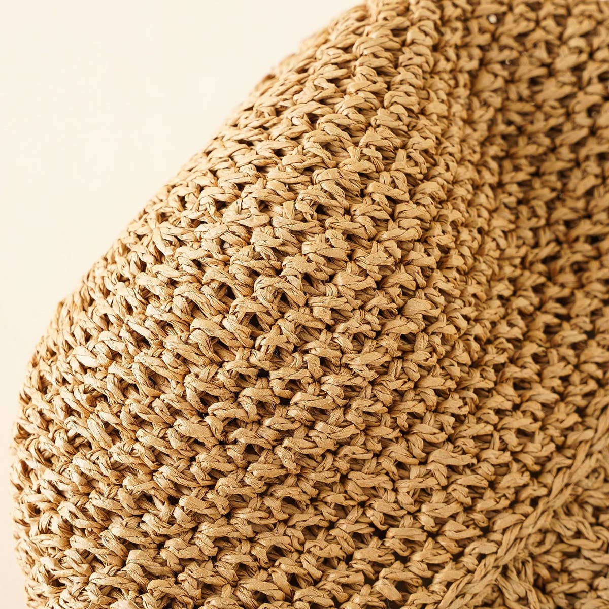 ACCITY - Wholesale Bucket Hat - Women's - PASTORAL STYLE BEACH STRAW BUCKET HAT_CWAH14164