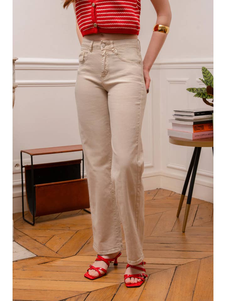 Vivid - Vendita all'ingrosso Jeans - Donna - Jean a gamba larga colore9