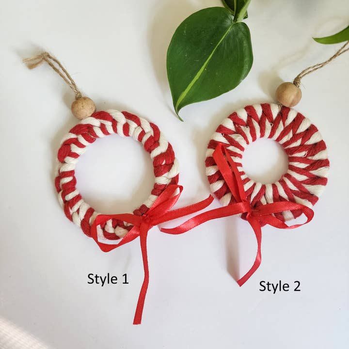 Handmade By Uruba - Vente Objets de décoration - Mini-guirlande de Noël pour décoration d'arbre | Breloques Boho Holiday3