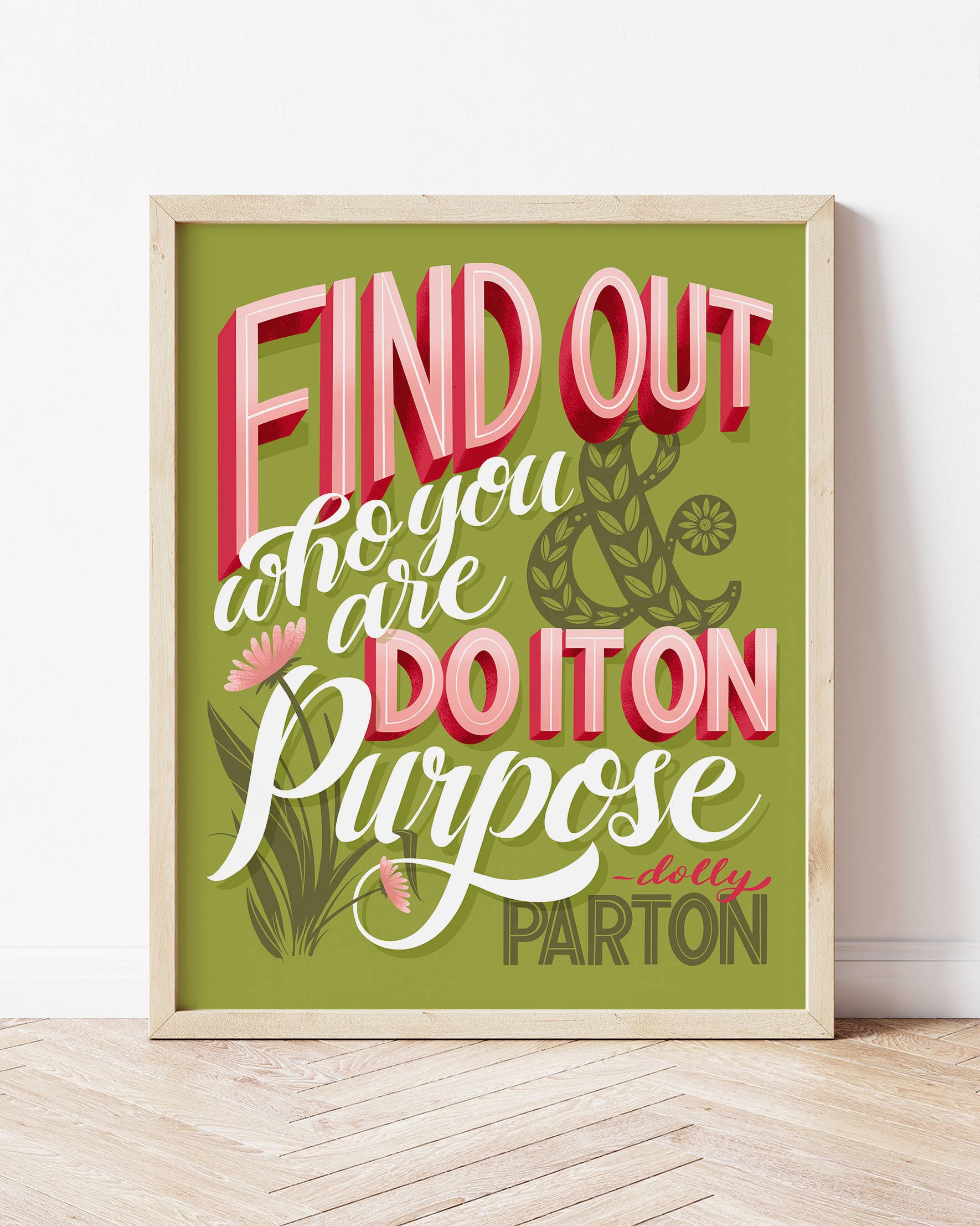 Do It on Purpose Art Print for wholesale by hey, alissandra