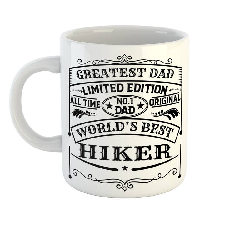 Greatest Dad Best Hiker Mugg för wholesale av Just The Shirt