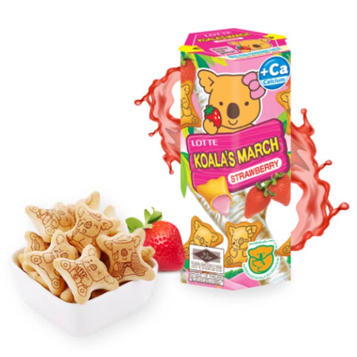 utoppa GmbH – wholesale Biscuit – Lotte Koala March Strawberry Cookies 37 g