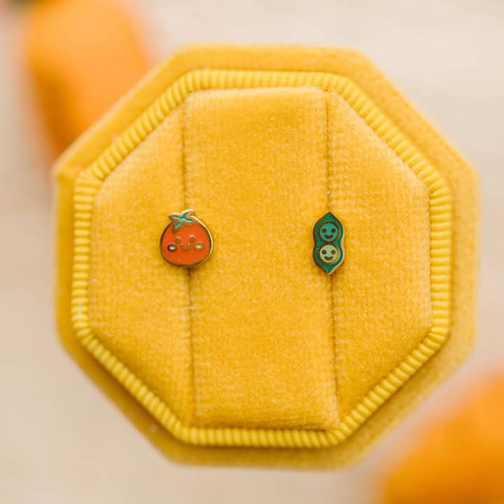 Pea Pod & Tomato for wholesale by Pierced Co