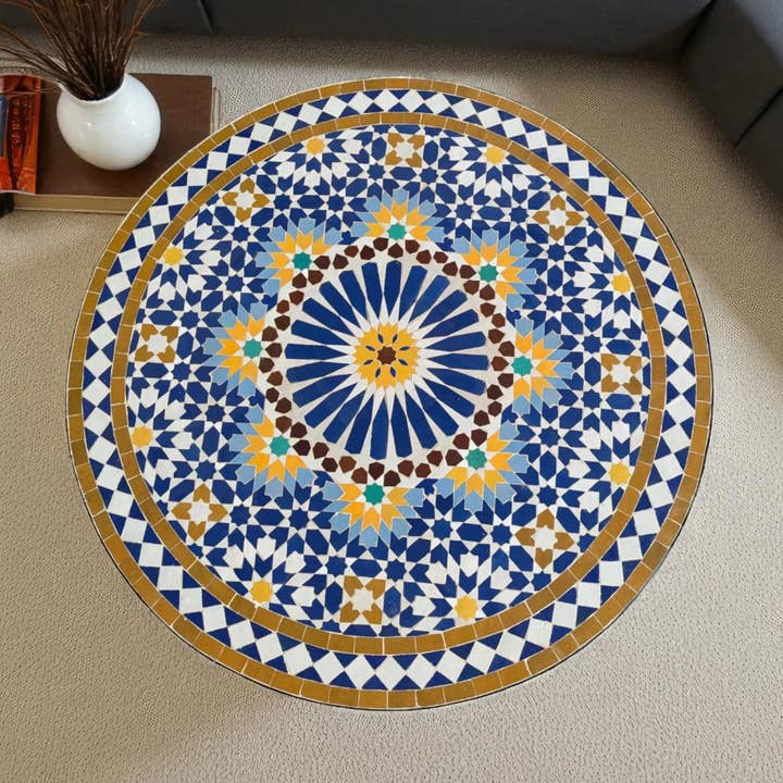 Table mosaïque décorative pour la vente par AtlasPerles