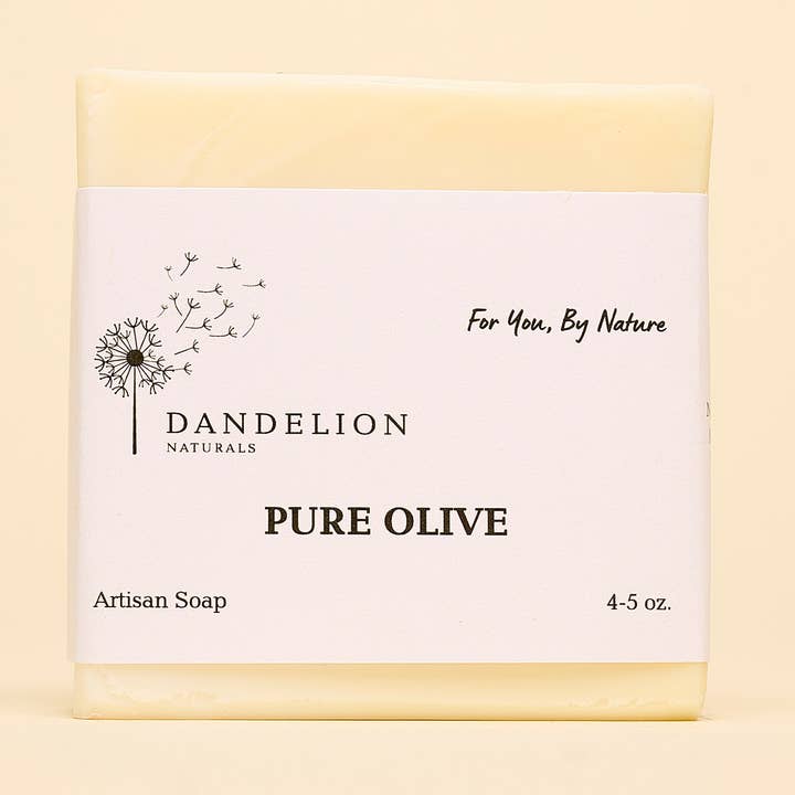 Dandelion Naturals - Wholesale Bar Soap - Pure Olive Bar Soap | Castile Bar Soap | Castile Soap Bar 0