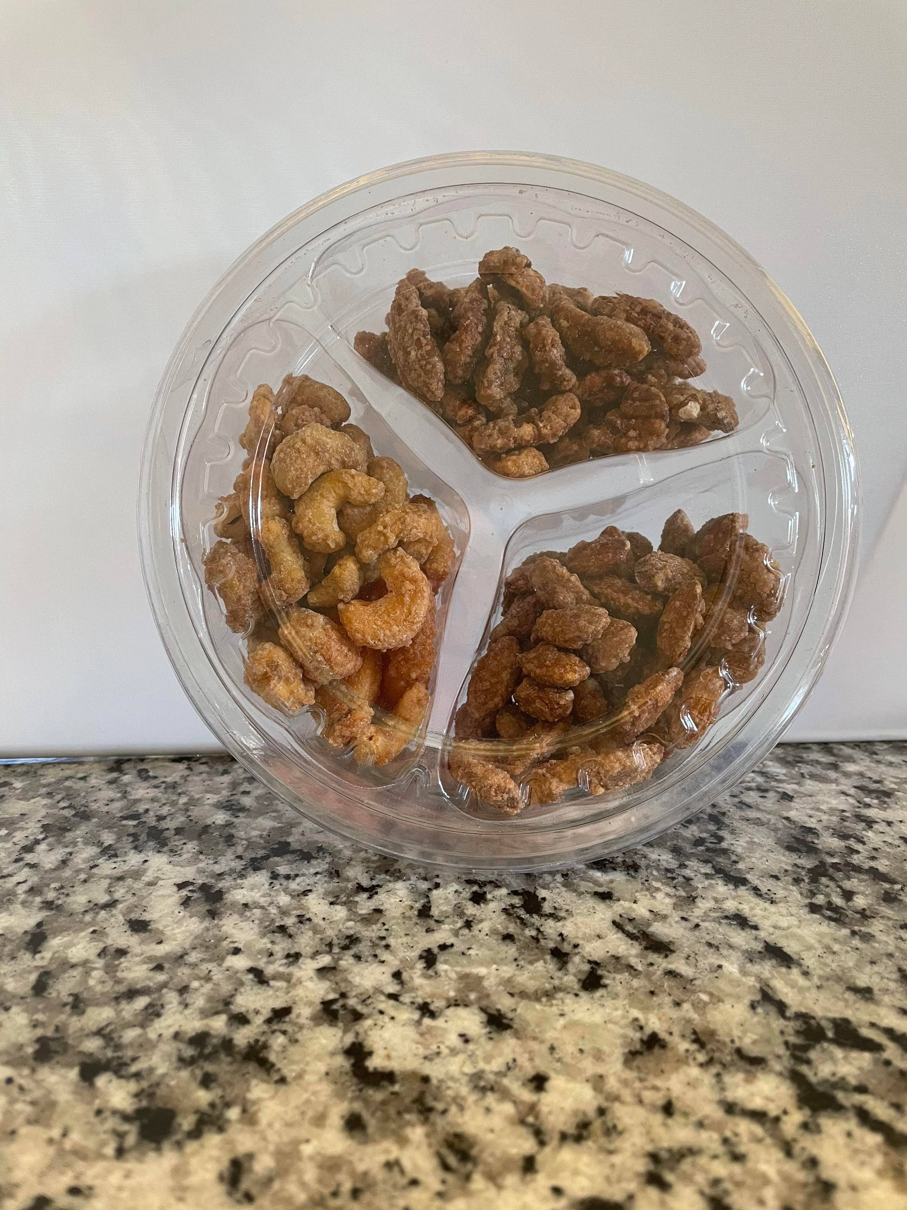 O'fudgealicious - Wholesale Nuts - Homemade Cinnamon Glazed Nuts – Holiday Trio Gift Tray
