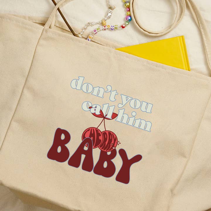 Sac fourre-tout inspiré de Cherry Lyrics | Don't You Call Him Baby pour la vente par To Be So Styles