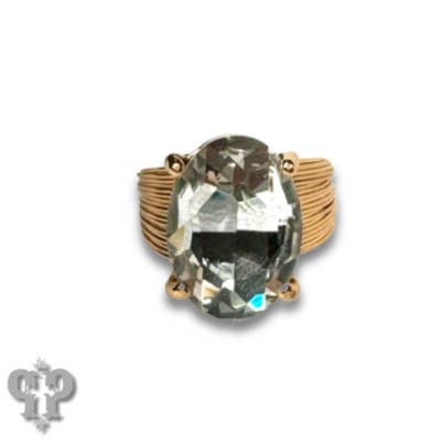 Pink Panache Brands - Wholesale Cocktail/Statement Ring - Oval rhinestone ring7
